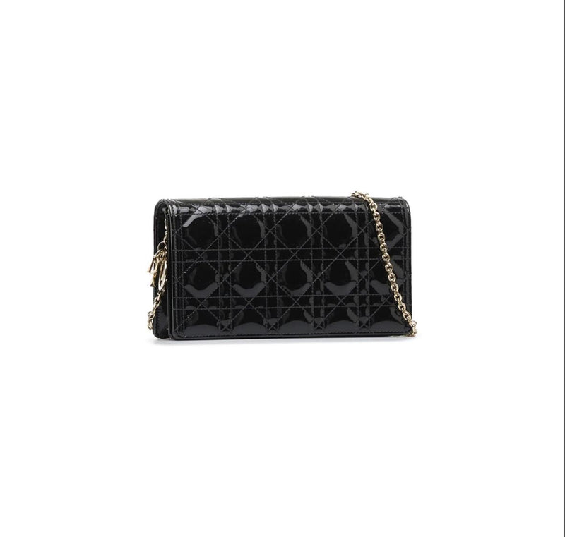 Christian Dior Lady Dior Wallet On Chain