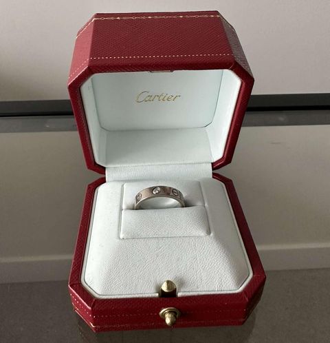 Cartier Love Ring 1 Diamond