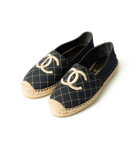 Chanel orders leather espadrilles