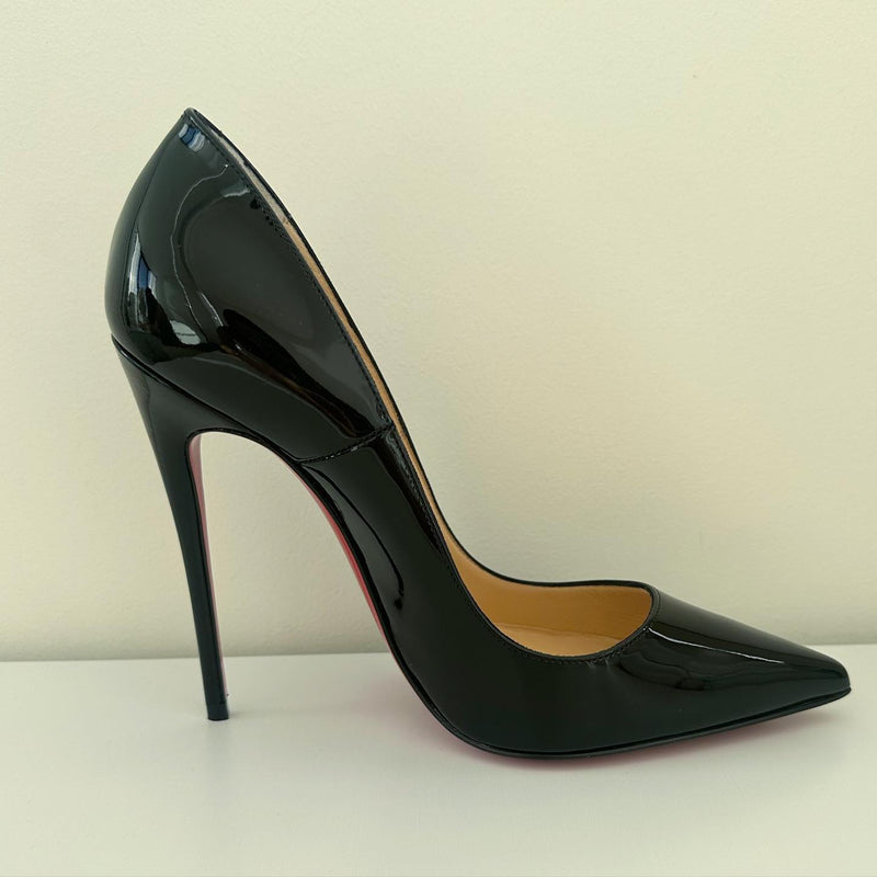 Christian Louboutin So Kate Black Patent 120