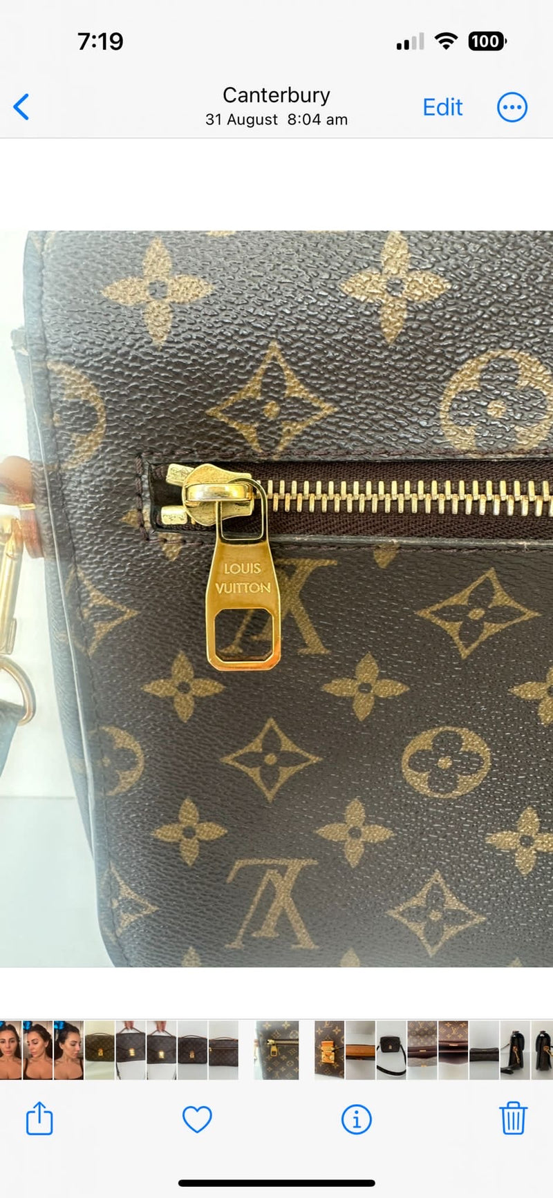 Louis Vuitton Pochette Métis Monogram Bag