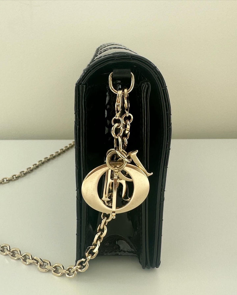 Christian Dior Lady Dior Wallet On Chain