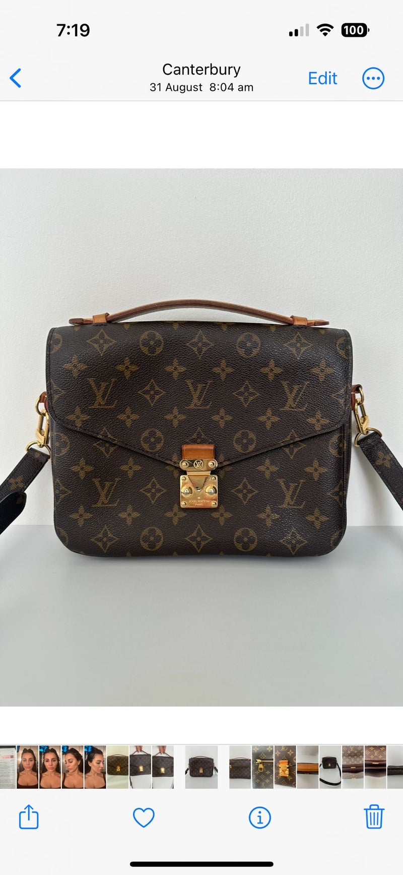 Louis Vuitton Pochette Métis Monogram Bag