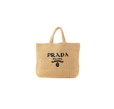 Prada Raffia Tote Bag